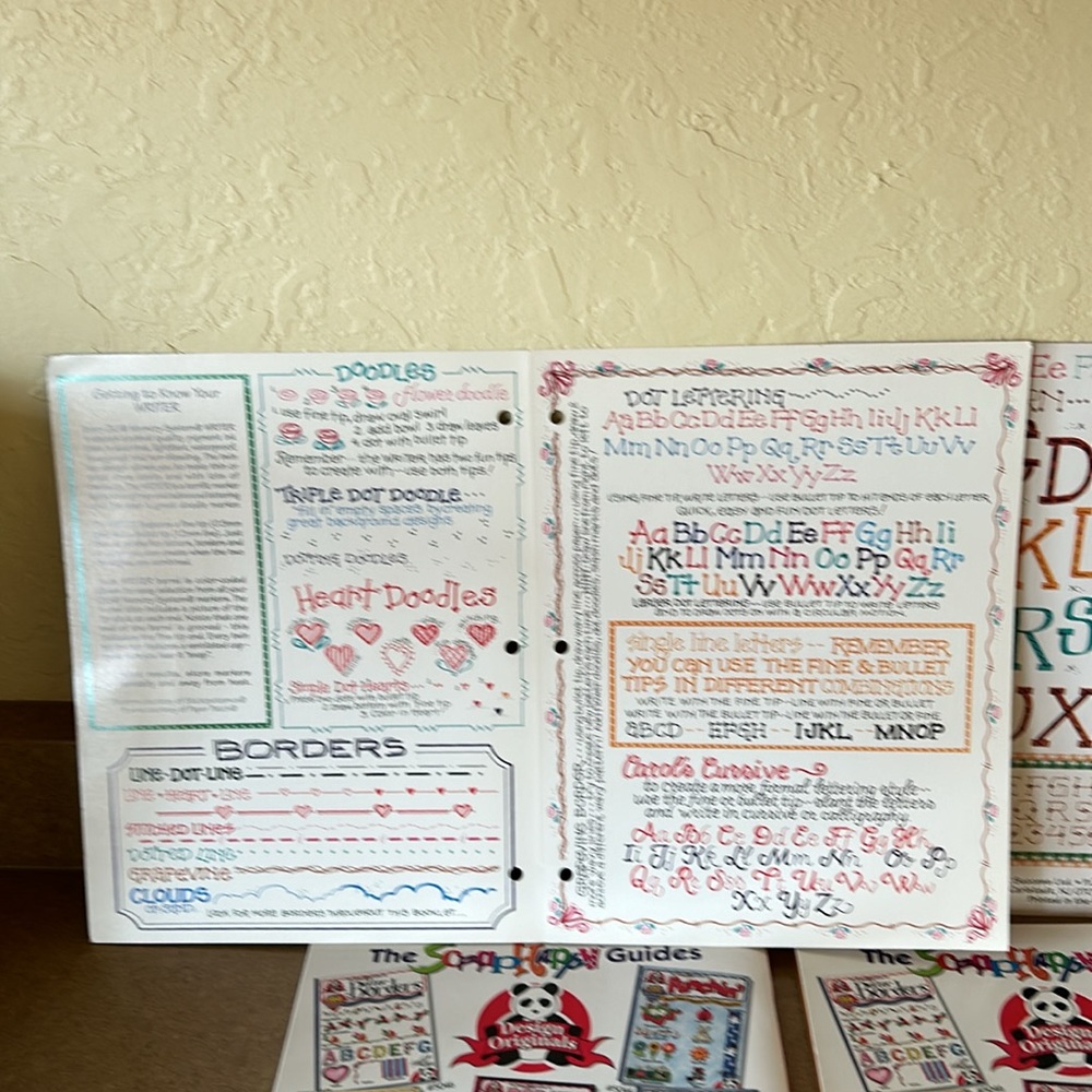 8 Scrapbooking & Creative Lettering Books - Picture 3 of 10